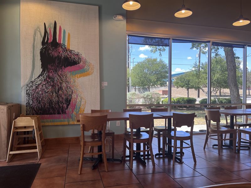 Metro Taco Stop interior